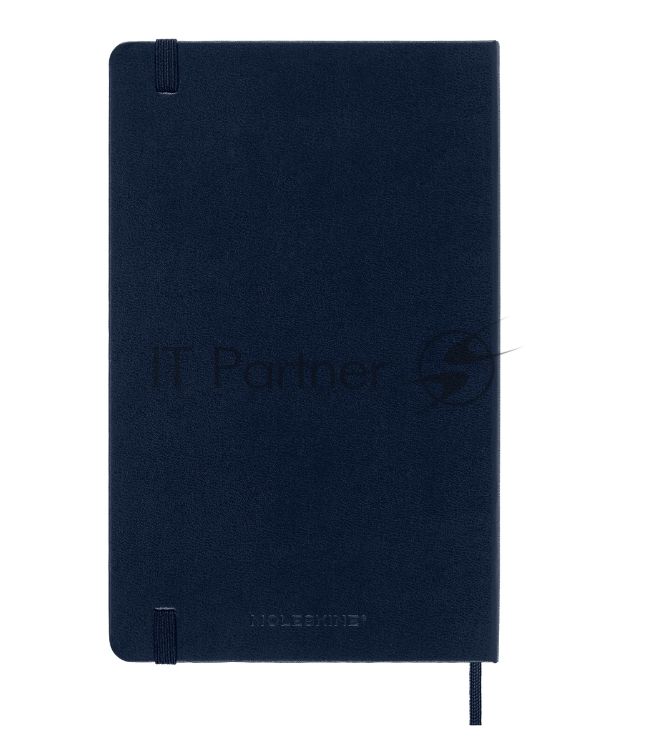 Блокнот Moleskine CLASSIC QP062B20 Large 130х210 мм, 240 страниц, нелинованный, твердая обложка, синий сапфир