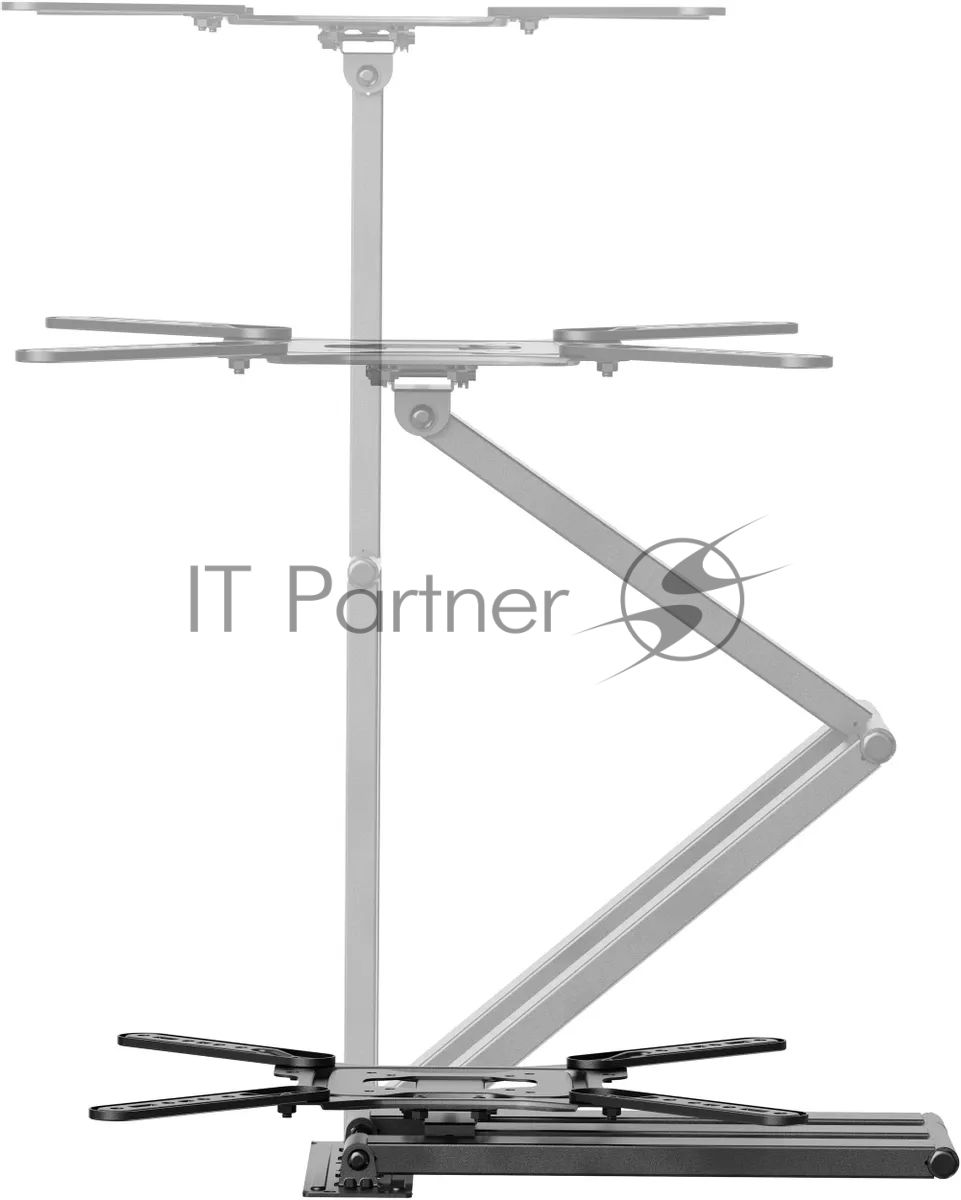 Кронштейн для телевизора Ultramounts UM960 черный 23"-65" макс.35кг настенный поворот и наклон