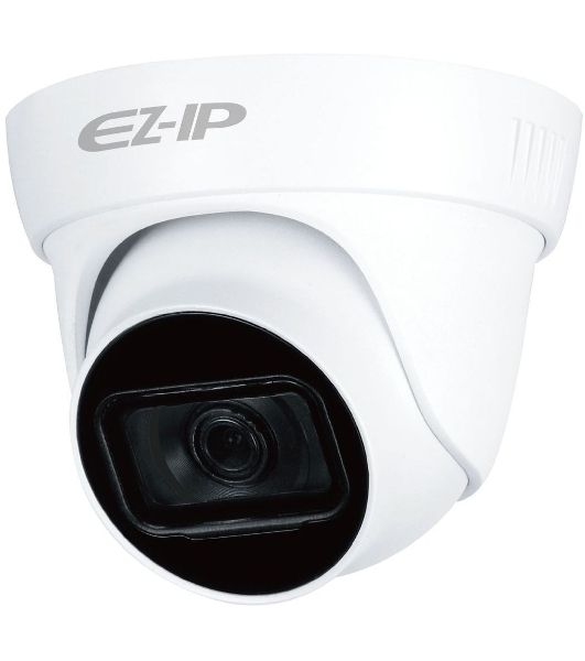 Видеокамера HDCVI EZ-IP EZ-HAC-T5B20P-A-0280B купольная, 1/2.7" 2Мп КМОП, 2.8мм фиксированный объектив, 4в1(CVI/TVI/AHD/CVBS), IP67