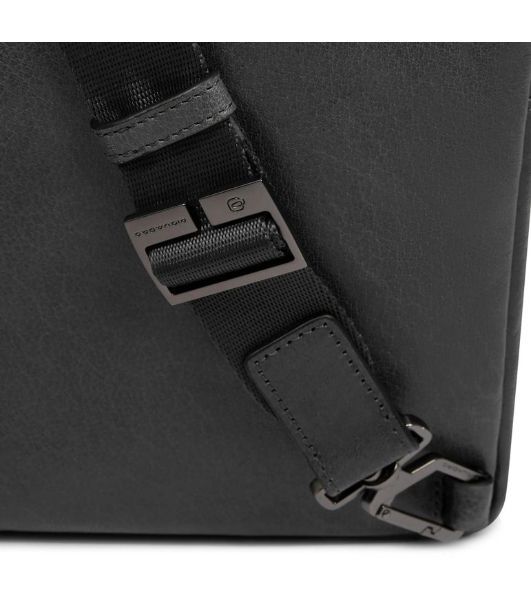Сумка мужская Piquadro Solm CA7031S141/N черная натур.кожа