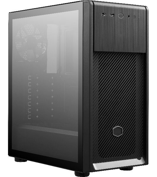 Компьютерный корпус без блока питания Cooler Master Elite 500, 2xUSB3.2, 1x120Fan, w/o PSU, Black, w/o ODD, Window TG left panel, ATX