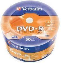 Диск DVD-R Verbatim 4.7Gb 16x Cake Box (50шт) (43788) Диск DVD-R Verbatim 4.7Gb 16x Cake Box (50шт) (43788)