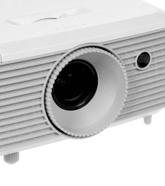 Лазерный проектор Optoma ZH400 DLP FullHD(1920*1080),4000 ANSI lm;300000:1;Zoom 1,1x;TR 1.4-1.62:1;HDMI x2; AudioOUT x1 Jack3.5мм; USB-A 1.5A; RS232; 15W mono; 32dB; 3kg белый (E9PD7KK01EZ14KD)