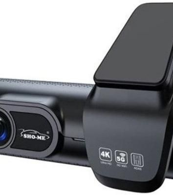 Видеорегистратор Sho-Me FHD-975, 3840x2160, 3.59", с камерой заднего вида, GPS, Wi-Fi, G-сенсор, датчик движения