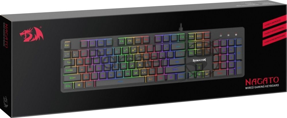 Клавиатура Redragon Nagato проводная, USB Type-A, чёрный