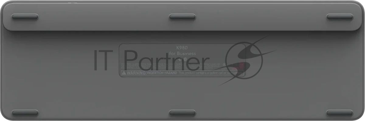 Клавиатура Logitech Signature Slim Solar K980 беспроводная, Bluetooth, серый