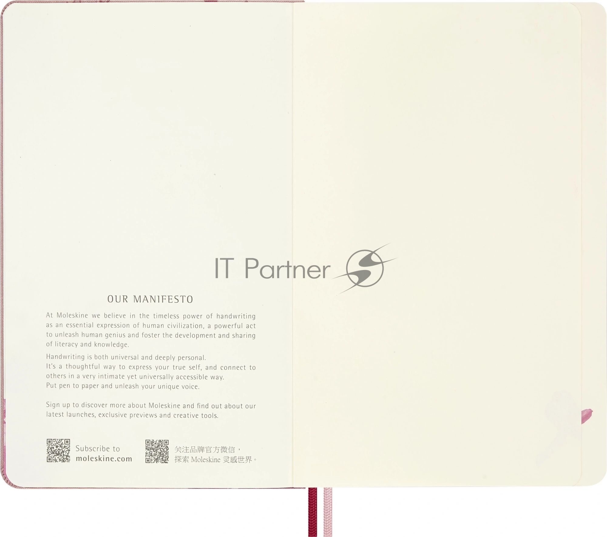 Блокнот Moleskine LIMITED EDITION САКУРА LESU09QP062 Large 130х210мм обложка текстиль 176стр. нелинованный твердая обложка розовый 2026