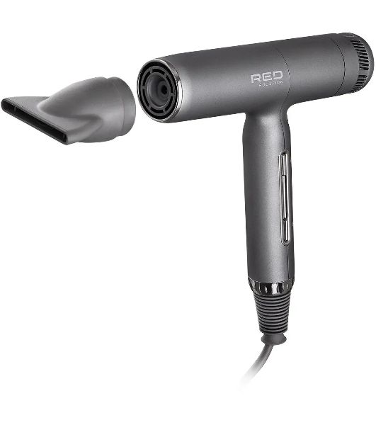 Фен Red Solution F582 серый/серебристый, 1500 Вт, ионизация