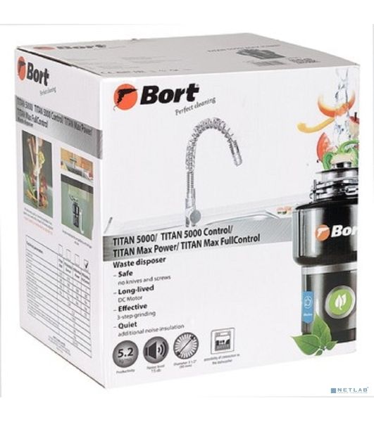 Измельчитель пищевых отходов Bort TITAN MAX Power (FullControl) (93410266)