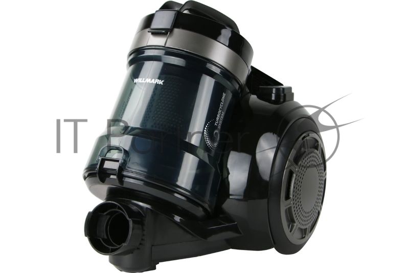 Пылесос WILLMARK VC-2298CYM (циклон,конт.2л,металл.телескоп.трубка,ТУРБО щетка,1800Вт)