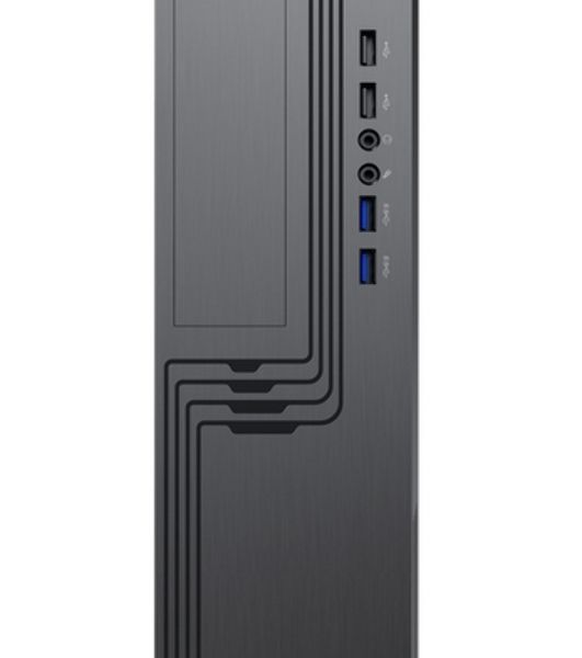 Корпус Powerman EL555BK-450W PM-450TFX Black, Slim-Desktop, чёрный, БП 450 Вт, 80+ Bronze