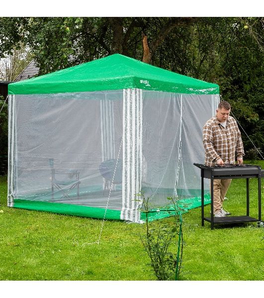 Тент садовый с москитной сеткой Camping Palisad 250х250/240 см