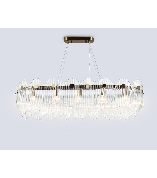 Светильник Ambrella light LH31255/12 BS/CL латунь/прозрачный E14*12 max 40W 1000*340*270