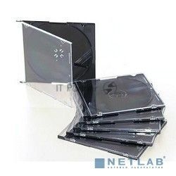 Бокс для CD/DVD, Slim, черный (200 шт.) (200/200)