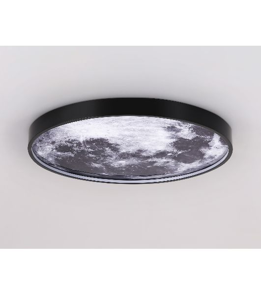 Настенно-потолочный светодиодный светильник Ambrella light FW11112 BK черный 25W LED 3000-6400K D400*38