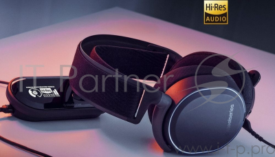 Наушники с микрофоном Steelseries Arctis Pro + GameDAC белый 3м мониторы оголовье (61454)