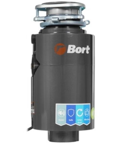 Измельчитель пищевых отходов Bort TITAN 4000 (Control) Мощность л.с. 0,75; 560 Вт; 4,2 кг/мин; 3200 об/мин; 1400 мл; Металл;набор аксессуаров 5 шт [93410242]