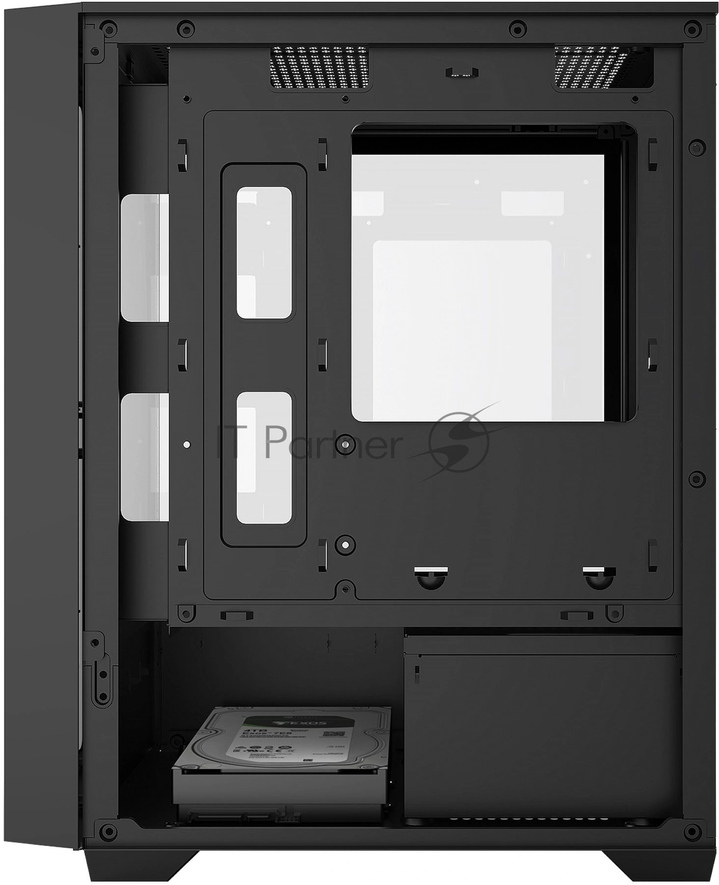 Корпус Bloody CC-124-BK, Mini-Tower, чёрный