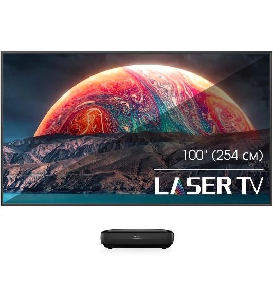 Телевизор Hisense 100" 100L9H черный лазерный UHD 60Hz Smart TV
