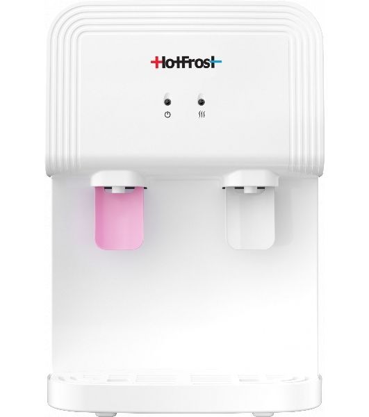 Кулер для воды Hotfrost D70F, верхняя загрузка, нагрев 90 °С, без охлаждения, белый