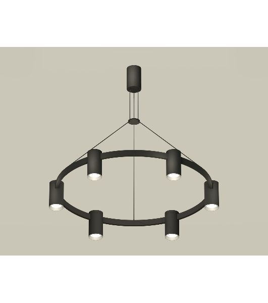 Светильник Ambrella light XB9022101/6 SBK/PSL черный песок/серебро полированное MR16 GU5.3 (С9022, N6104)