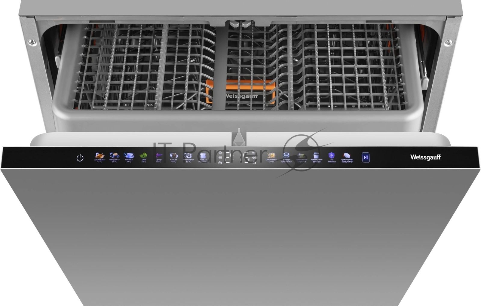 Встраиваемая посудомоечная машина Weissgauff BDW 6138 Touch Inverter Autoopen Timer Floor