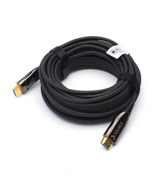 Кабель HDMI 20 м (HIGH speed, Metal gold, Optical) 8K VER 2.1 Кабель HDMI 20 м (HIGH speed, Metal gold, Optical) 8K VER 2.1