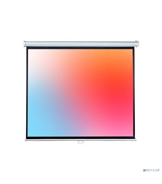 Настенный экран Lumien LEP-100126 Eco Picture 137х192см (рабочая область 104х186 см) (84") Matte White верх.кайма 30 см, восьмигранный корпус, возможность потолочн./настенного крепления, 16:9, цвет корпуса белый (треугольная упаковка)