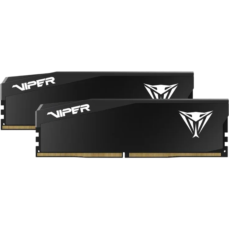Оперативная память Patriot Viper Elite 5 Ultra, DDR5, 32GB (2x16GB), 6000 MHz, CL28, с радиатором, чёрный