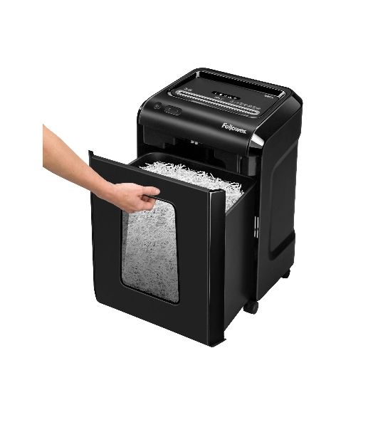 Шредер Fellowes Powershred 92Cs FS-1719301 P-4, 4х38мм, 18лст., 25лтр., уничтожает: скобы, карты, скрепки, CD