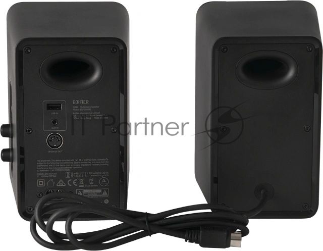 Акустическая система Edifier QR30 2.0 черный 30Вт
