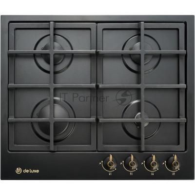 Газовая варочная поверхность De Luxe TG4_750231F-079, 4 конфорки, эмалированная сталь, 7500 Вт