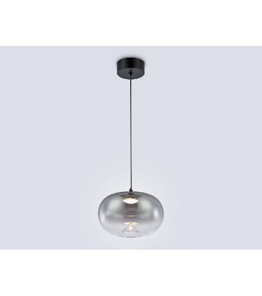 Подвесной светодиодный светильник Ambrella light LH11082 BK/SM черный/дымчатый 4W 3000K D180*130