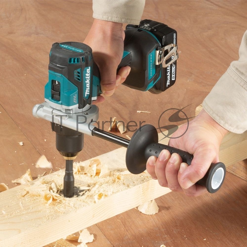Дрель-шуруповерт Makita DDF486RTJ, 18 В, 5 Ач, 130 Нм, бесщеточный