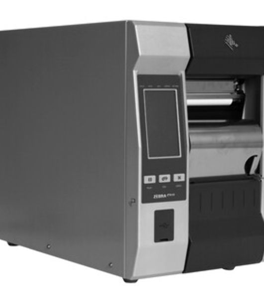 Принтер этикеток термотрансферный Zebra ZT610 4", 203 dpi, 356 мм/сек, Bluetooth, RS-232, USB, USB Host, Wi-Fi, серый