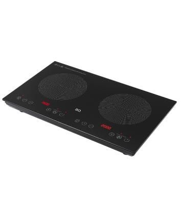 Плита настольная индукционная BQ HP105W чёрный, 3.5 кВт, индукция, конфорки - 2, стеклокерамика, сенсор