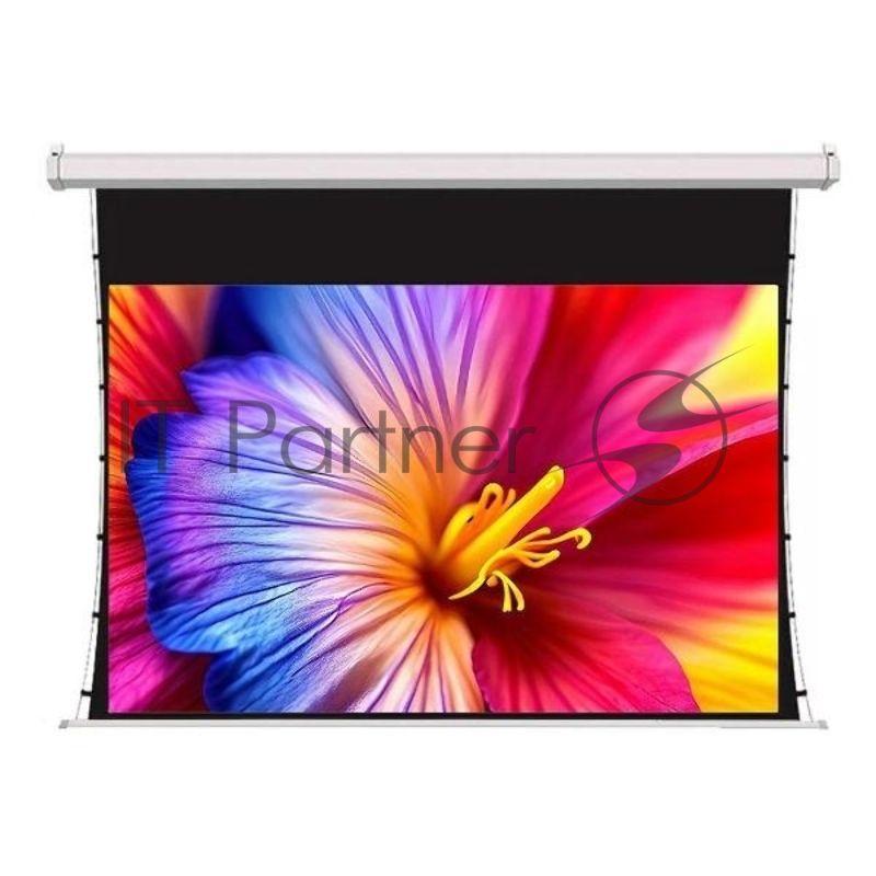 Экран для проектора S'OK SCPSMT-360x270FG-ED60 177 " 4:3 настенно-потолочный, моторизованный с боковым натяжением, белый, ED60 см