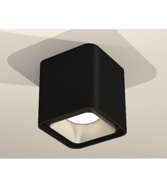 Светильник Ambrella Light XS7841003 SBK/SSL черный песок/серебро песок MR16 GU5.3 (C7841, N7703)