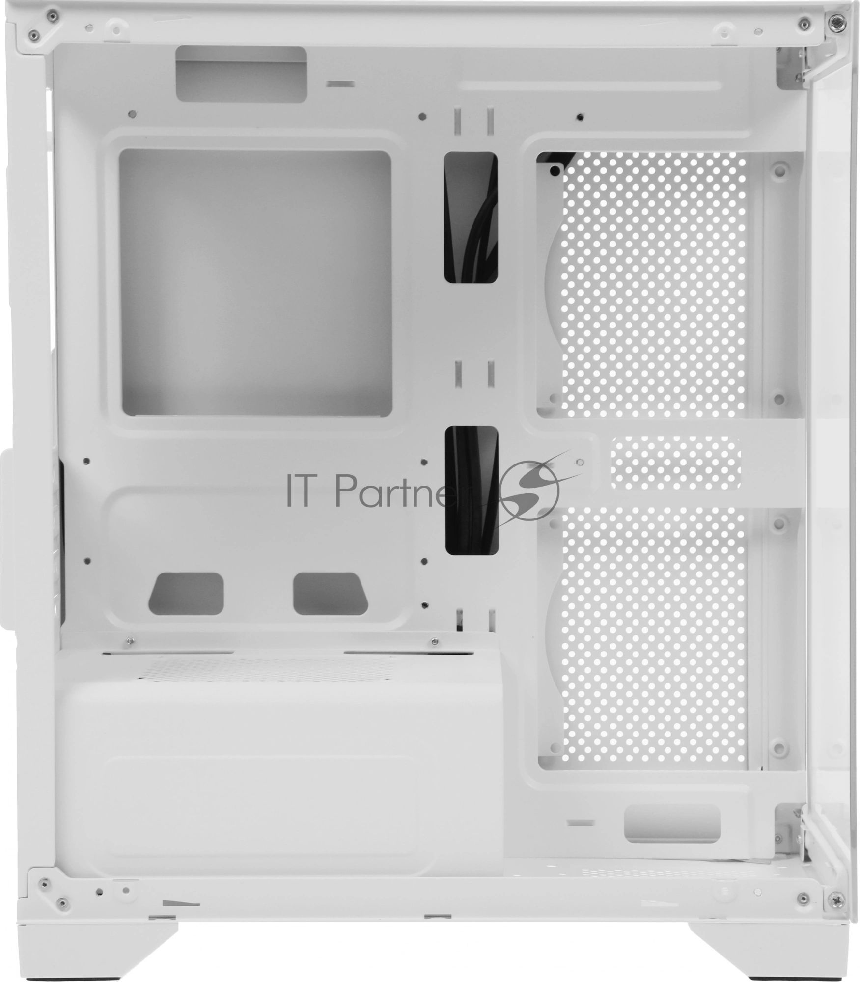 Компьютерный корпус Bloody BD-CC103 белый без БП mATX 7x120мм 1xUSB 2.0 1xUSB 3.0 audio bott PSU