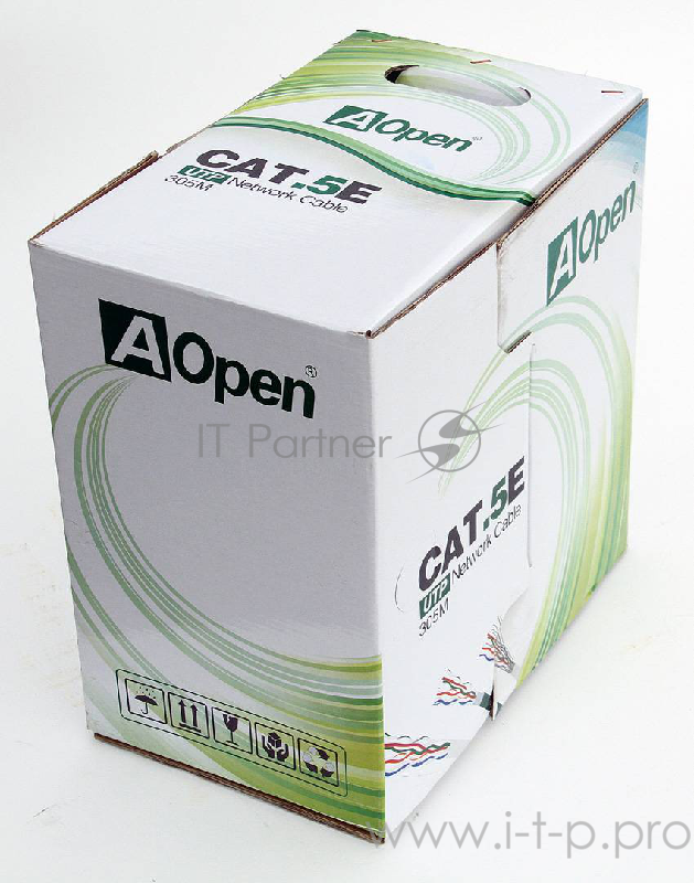 Кабель Light UTP 4 пары cat.5е (бухта 305м) Aopen/Qust ANC514-40