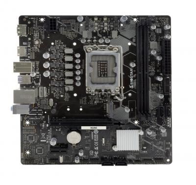 Материнская плата Biostar H610MS, LGA1700, Intel H610, 2xDDR4, 4xSATA, 1xM.2, 1xPCIe 4.0 x16, 1xPCIe 3.0 x1, 1xHDMI, 1xDisplayPort, 1x 1Gb LAN, 1xUSB 3.2 Gen 1, 4xUSB 2.0, 3x3.5 мм, 7.1, microATX