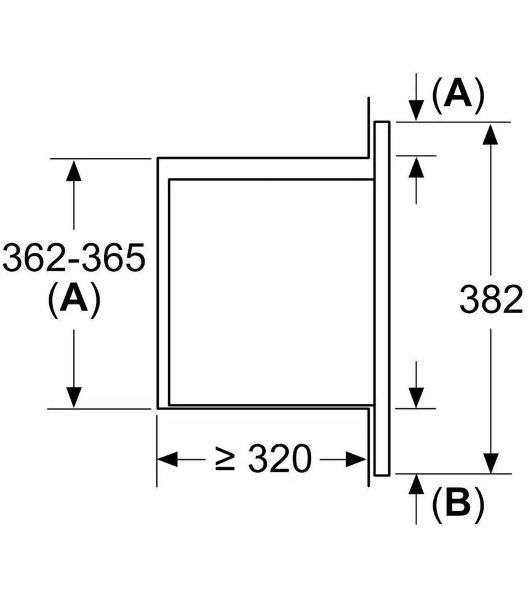 Микроволновая печь Bosch BFL523MB4 черный (встраиваемая)