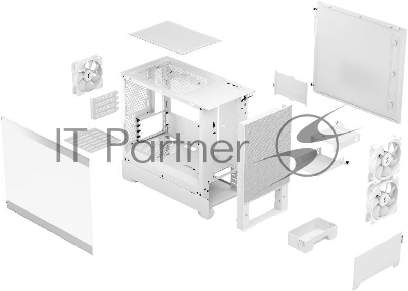 Компьютерный корпус Fractal Design Pop Mini Air RGb белый TG Clear Tint FD-C-POR1M-01