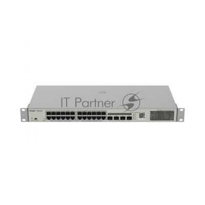 Коммутатор Ruijie Reyee RG-NBS3100-24GT4SFP-P-V2, 24×1 Гбит/с PoE + 4×1 Гбит/с SFP Uplink, управляемый