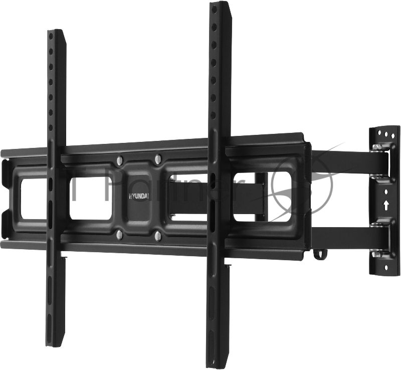Кронштейн для телевизора Hyundai GL-N4 черный 32"-75" макс.40кг настенный поворотно-выдвижной и наклонный