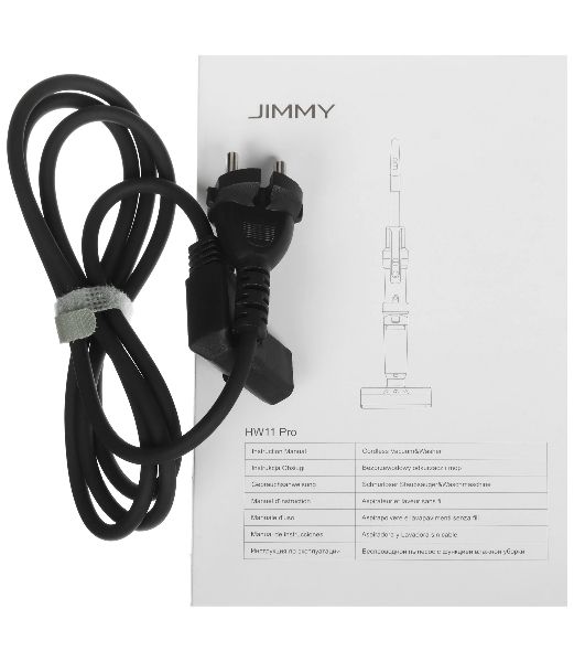 Пылесос вертикальный моющий Jimmy HW11 Pro черный/серебристый, питание от аккумулятора, 100 Вт, уборка влажная/сухая, пылесборник 0.3 л