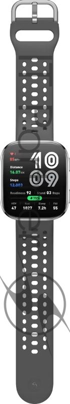 Умные часы Amazfit Bip 6 A2435 1.97" TFT корп.угольно-серый рем.серый разм.брасл.:135-195мм (1747005)