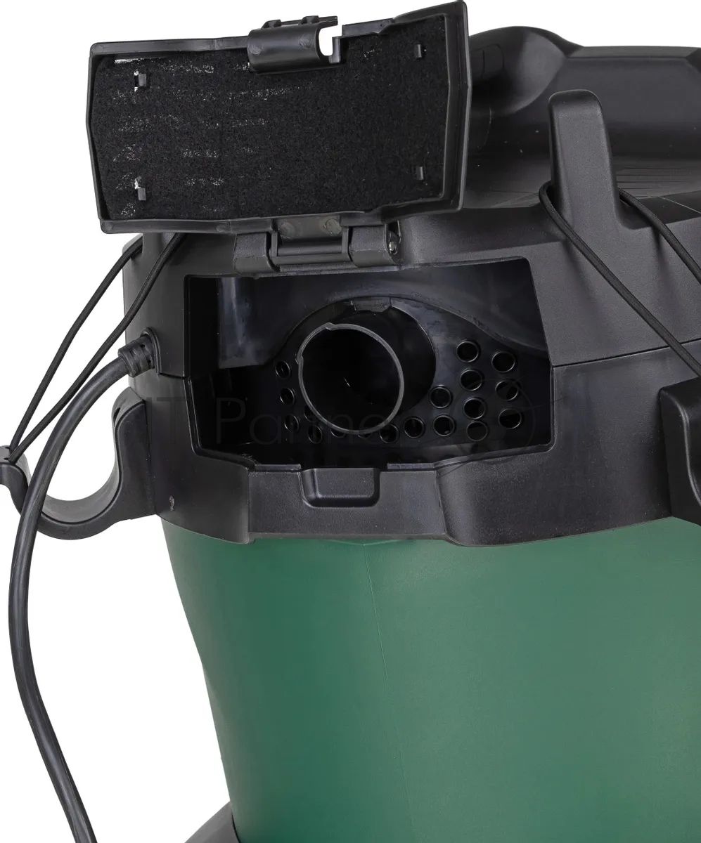 Строительный пылесос Bosch AdvancedVac20 зеленый, 300/1200 Вт, уборка сухая/влажная, пылесборник мешок/контейнер, 20 л