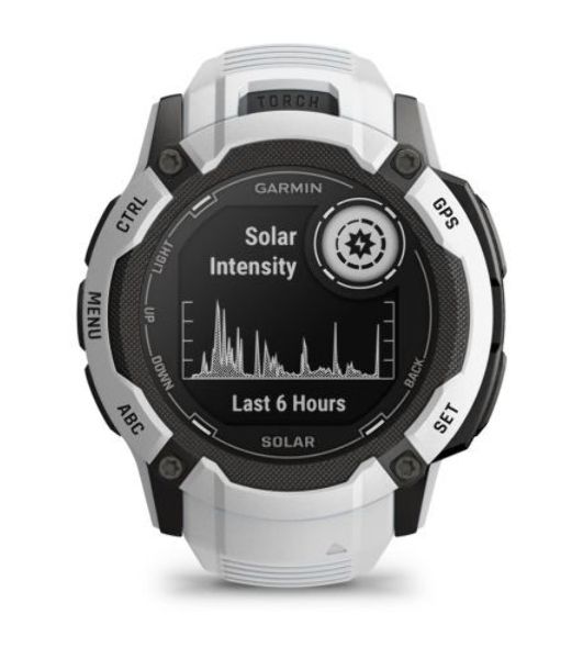 Умные часы Garmin Instinct 2X Solar, 1.0" MIP, 5G, Bluetooth, IPX7, белый