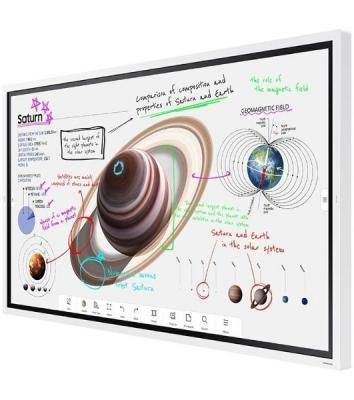 Панель Samsung WM65B Flip Chart Pro белый, 65 ", 3840x2160, 16:9, E-LED BLU, 350 кд/м2, 8 мс, cенсорный, 4000:1, 178°/178° (RUS)
